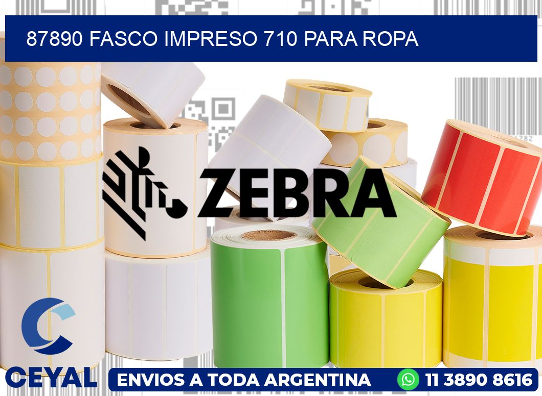 87890 FASCO IMPRESO 710 PARA ROPA