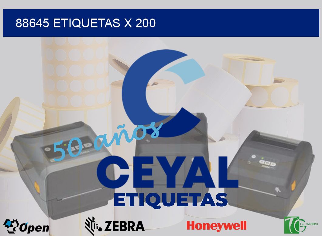 88645 Etiquetas x 200