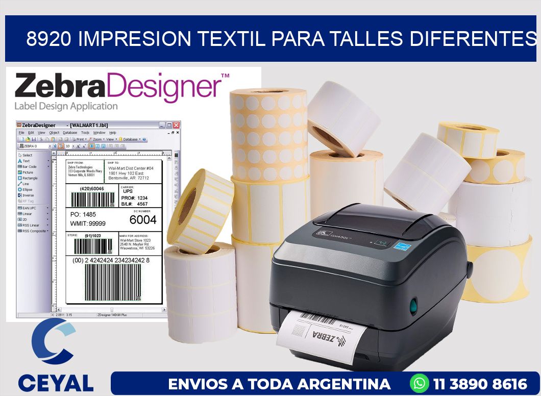 8920 IMPRESION TEXTIL PARA TALLES DIFERENTES
