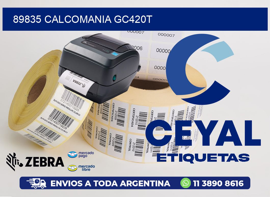 89835 CALCOMANIA GC420T