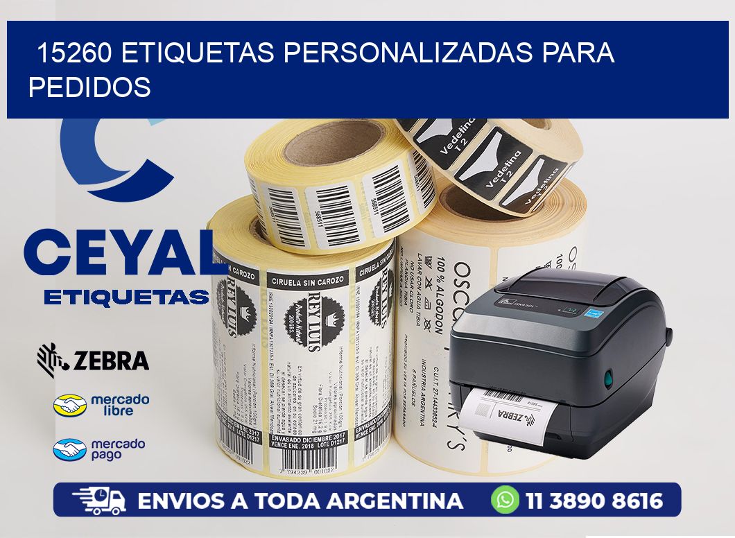 15260 ETIQUETAS PERSONALIZADAS PARA PEDIDOS
