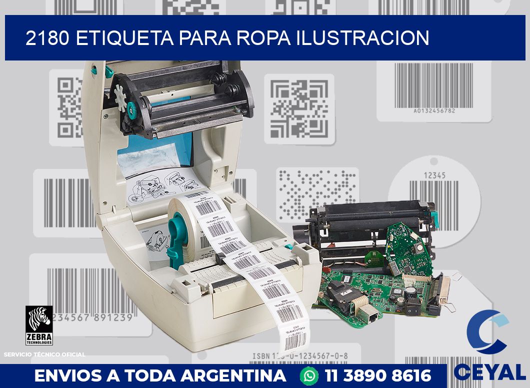 2180 ETIQUETA PARA ROPA ILUSTRACION