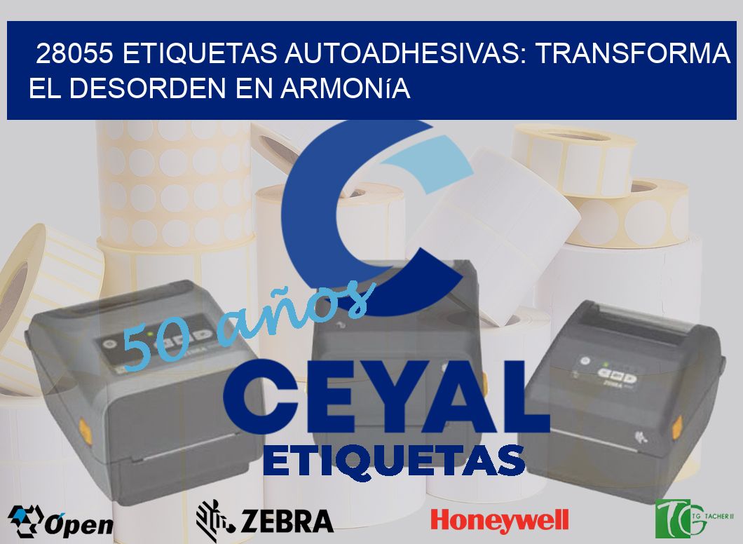28055 Etiquetas Autoadhesivas: Transforma el Desorden en Armonía