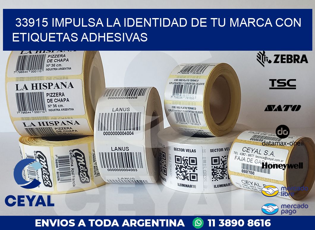 33915 IMPULSA LA IDENTIDAD DE TU MARCA CON ETIQUETAS ADHESIVAS
