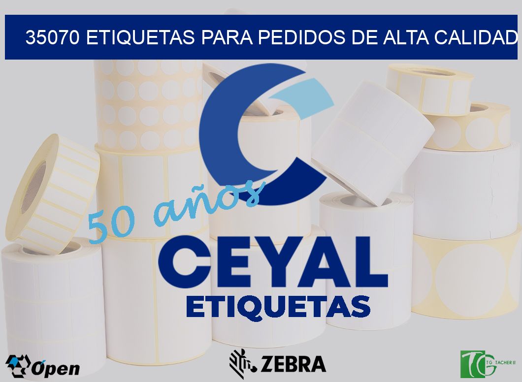 35070 ETIQUETAS PARA PEDIDOS DE ALTA CALIDAD