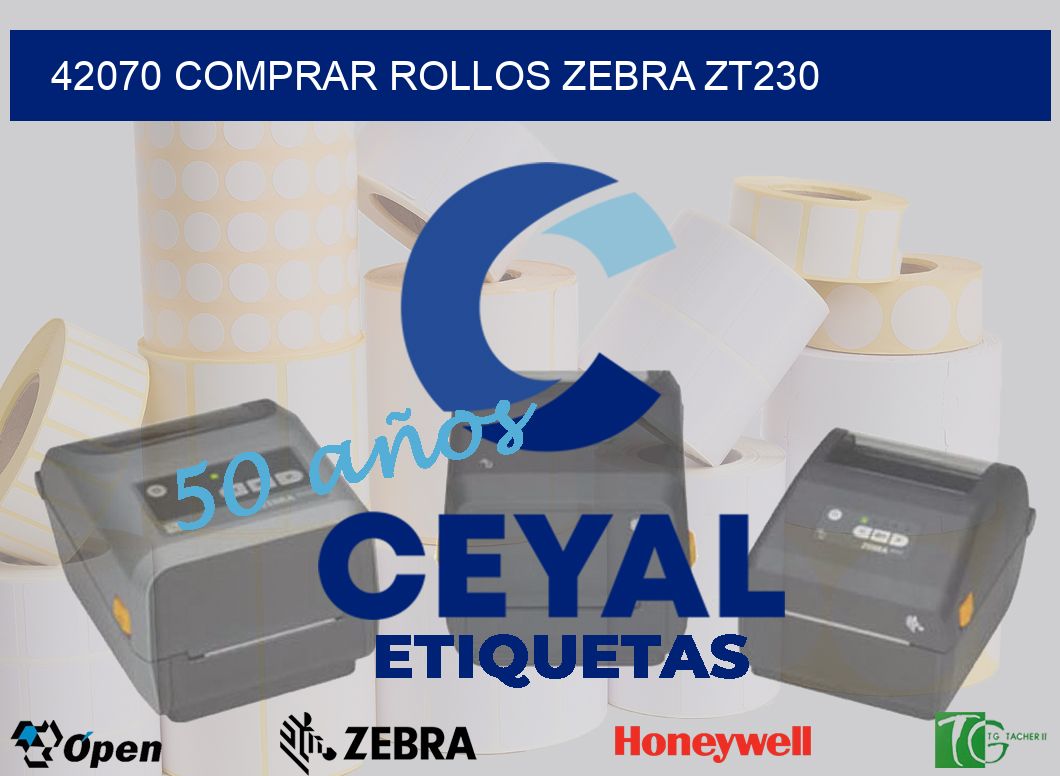 42070 COMPRAR ROLLOS ZEBRA ZT230