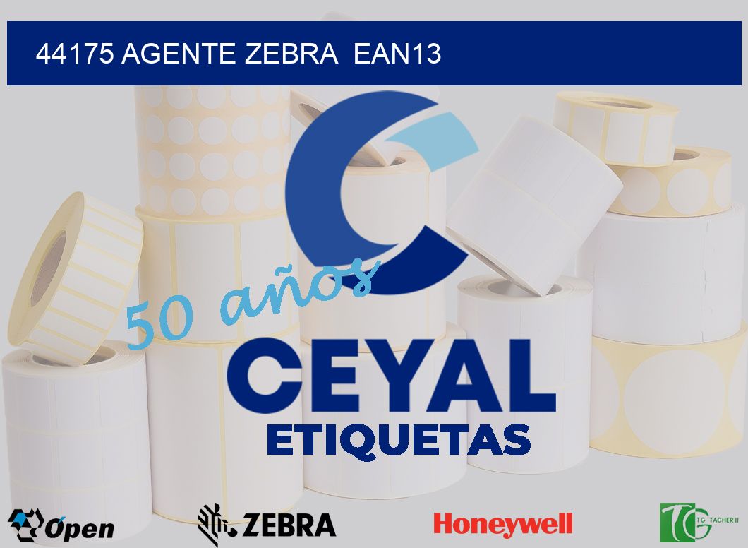 44175 AGENTE ZEBRA  EAN13