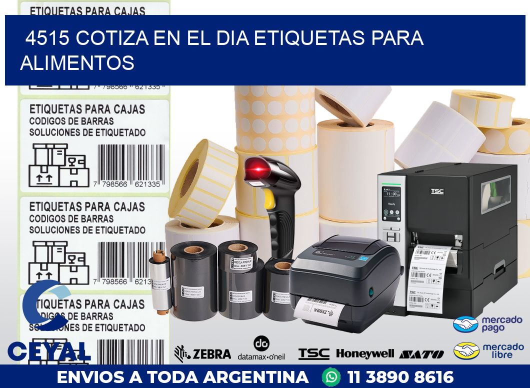 4515 COTIZA EN EL DIA ETIQUETAS PARA ALIMENTOS