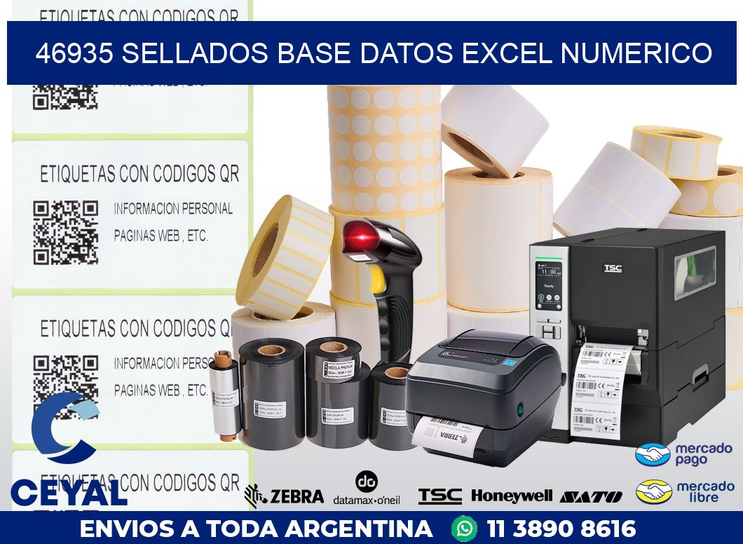 46935 sellados base datos excel numerico