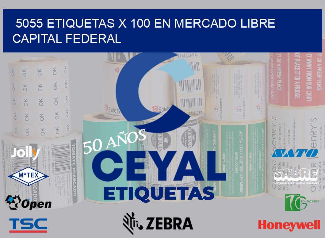 5055 ETIQUETAS X 100 EN MERCADO LIBRE CAPITAL FEDERAL