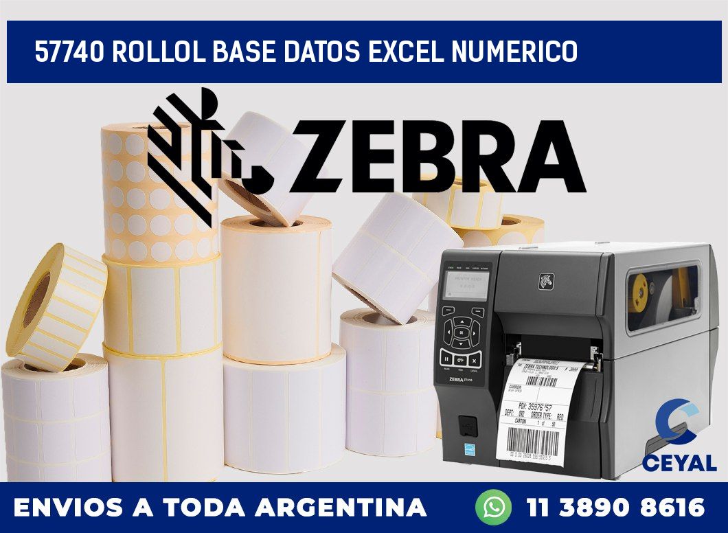 57740 rollol base datos excel numerico