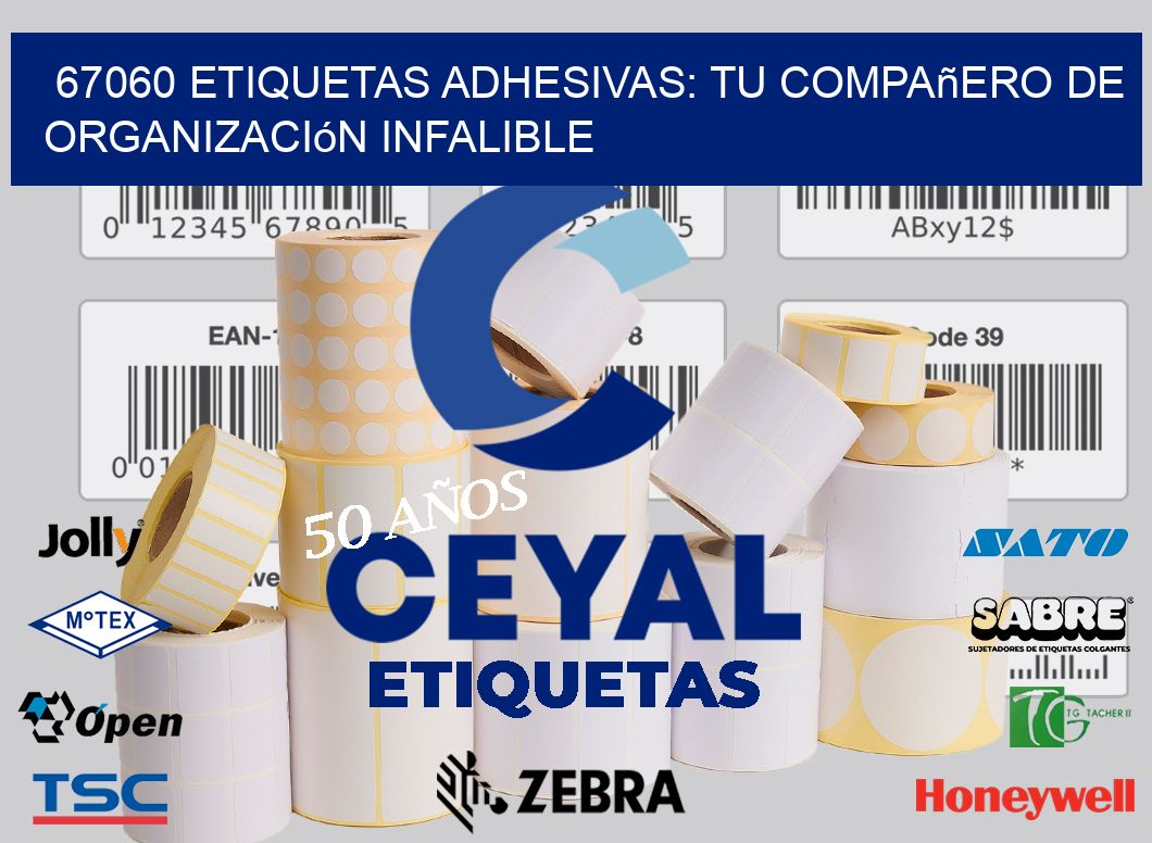 67060 Etiquetas Adhesivas: Tu Compañero de Organización Infalible