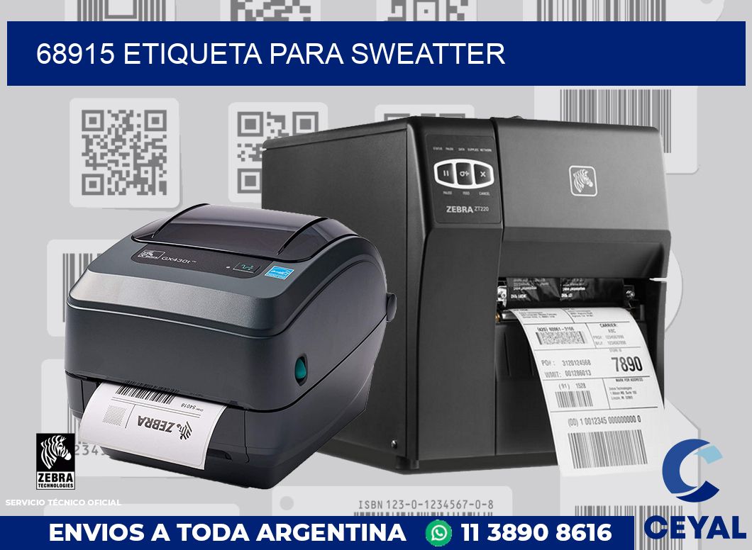 68915 ETIQUETA PARA SWEATTER