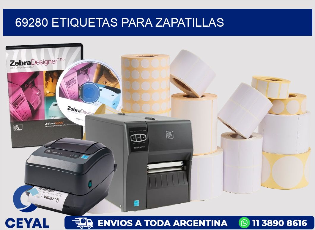 69280 ETIQUETAS PARA ZAPATILLAS