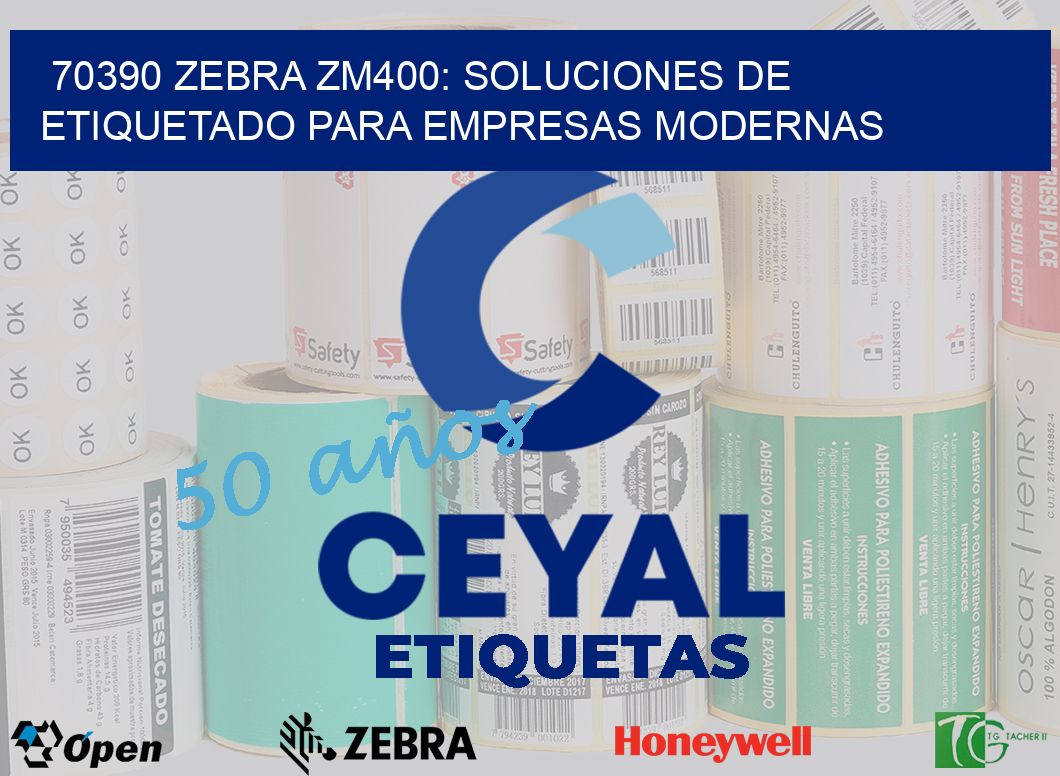 70390 Zebra ZM400: Soluciones de Etiquetado para Empresas Modernas