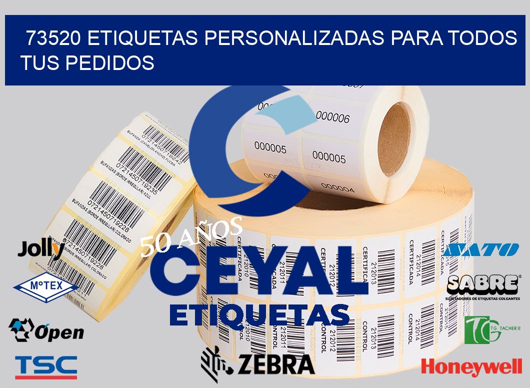 73520 ETIQUETAS PERSONALIZADAS PARA TODOS TUS PEDIDOS