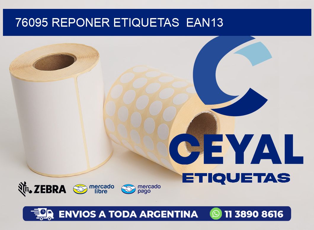 76095 REPONER ETIQUETAS  EAN13
