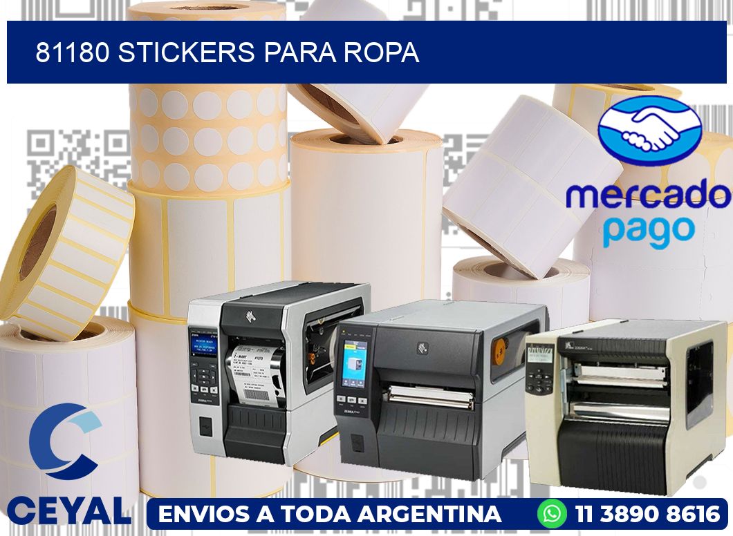 81180 STICKERS PARA ROPA