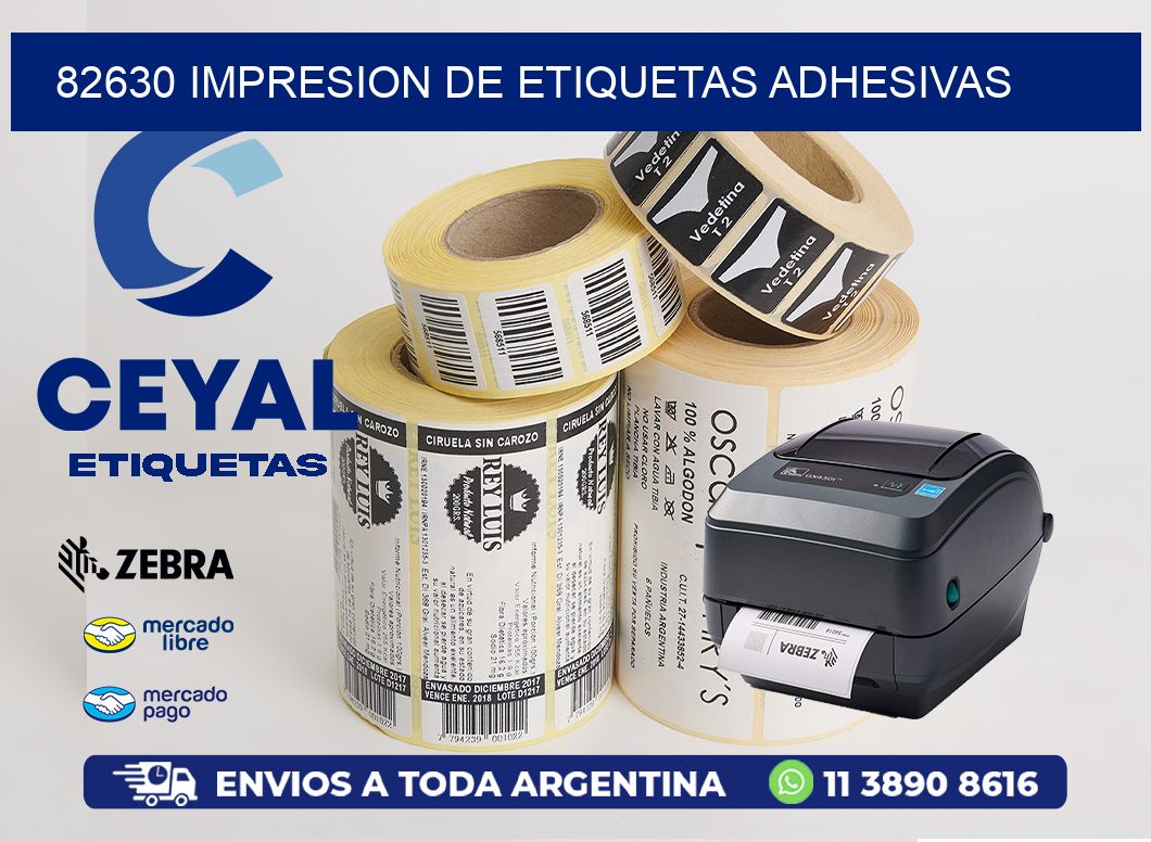 82630 IMPRESION DE ETIQUETAS ADHESIVAS