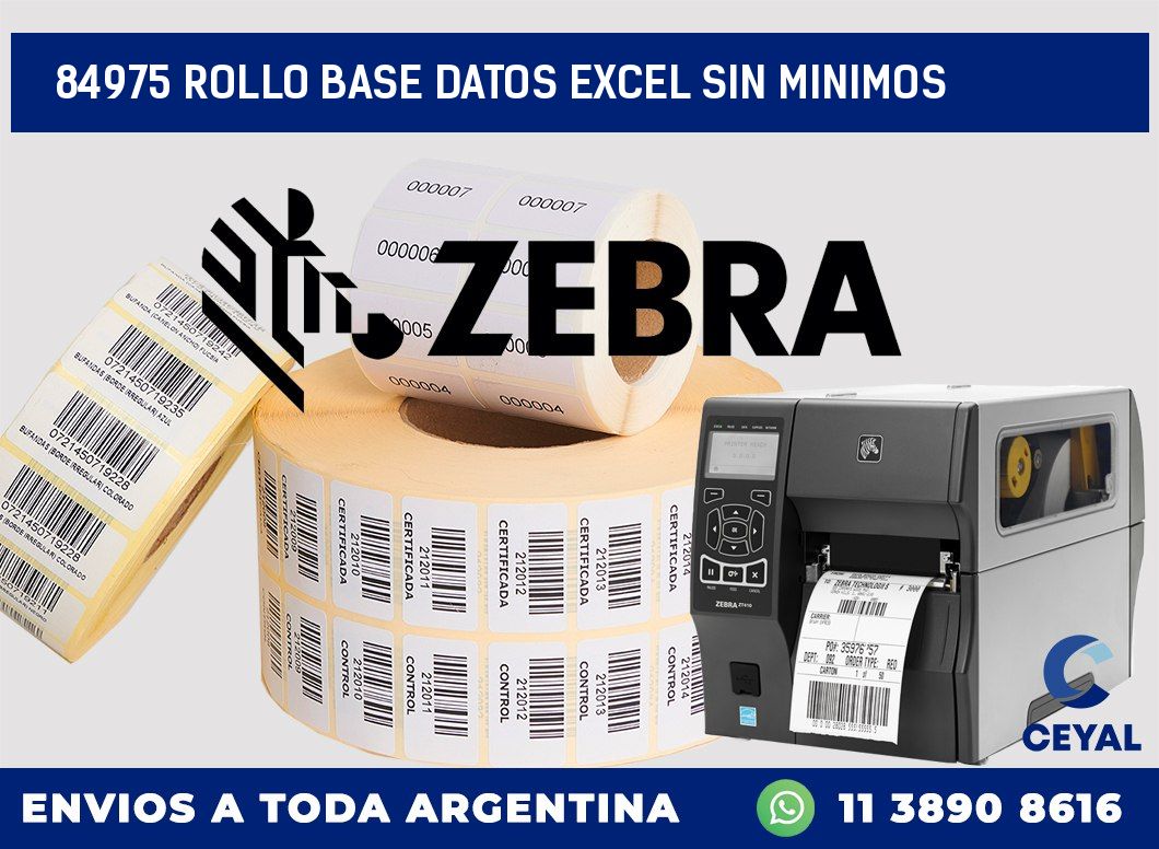 84975 rollo base datos excel sin minimos