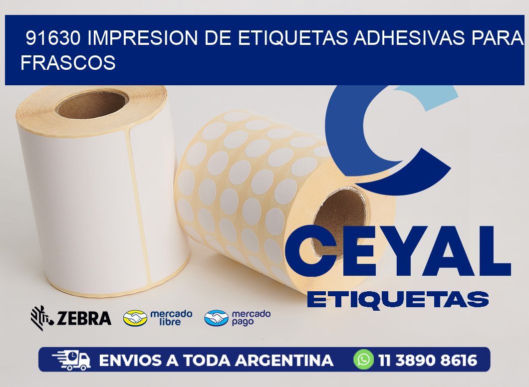 91630 IMPRESION DE ETIQUETAS ADHESIVAS PARA FRASCOS