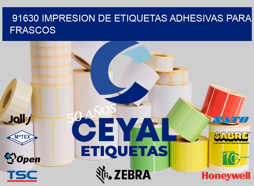 91630 IMPRESION DE ETIQUETAS ADHESIVAS PARA FRASCOS