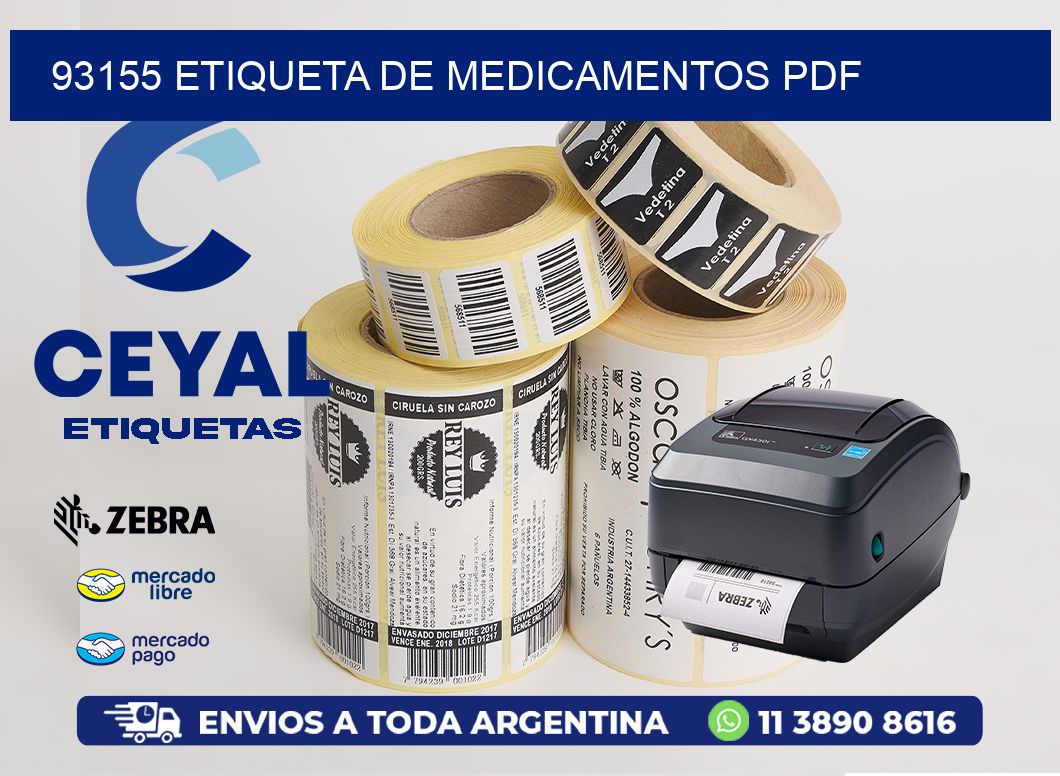 93155 etiqueta de medicamentos pdf