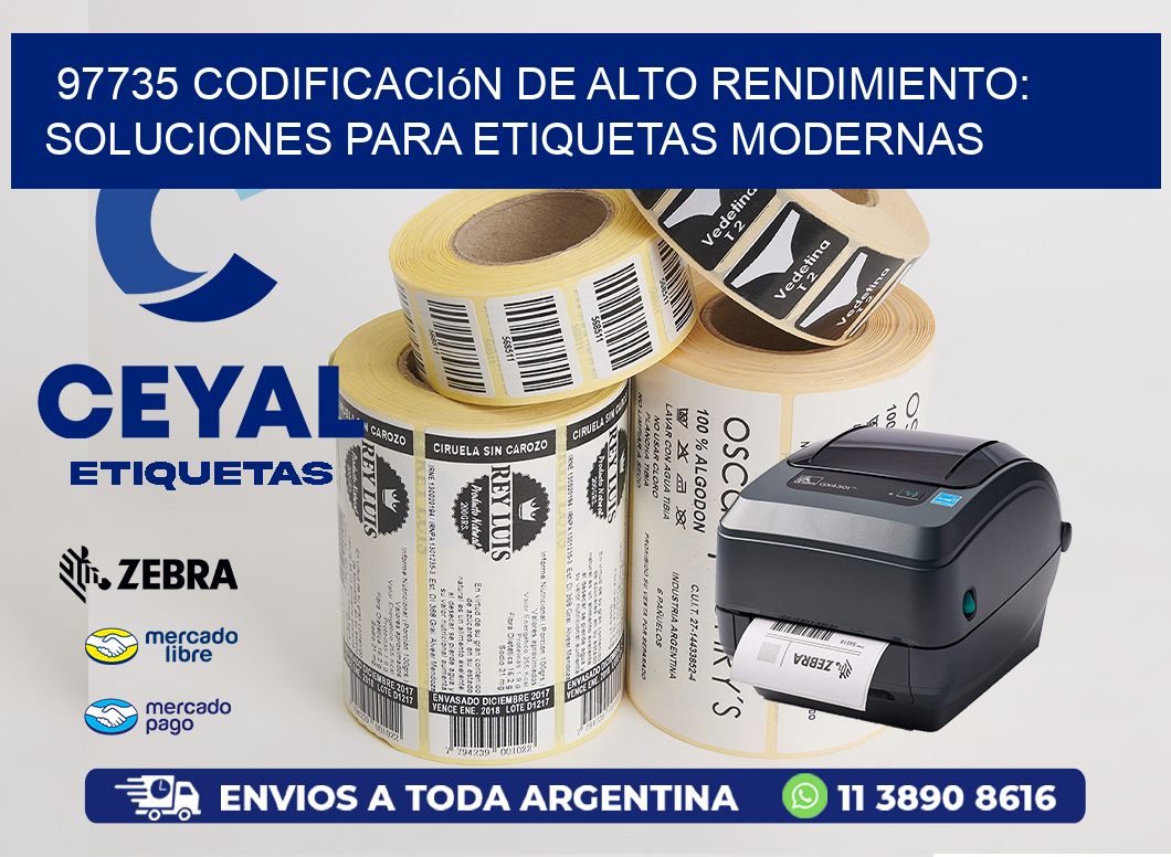 97735 Codificación de Alto Rendimiento: Soluciones para Etiquetas Modernas