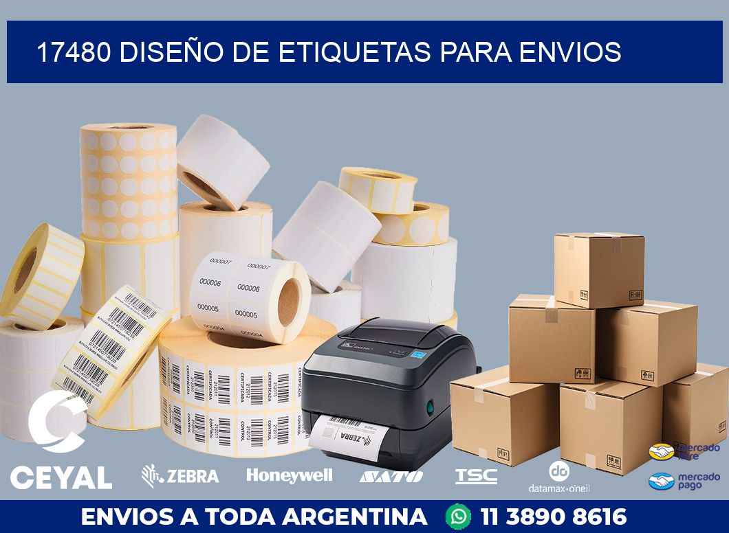 17480 DISEÑO DE ETIQUETAS PARA ENVIOS