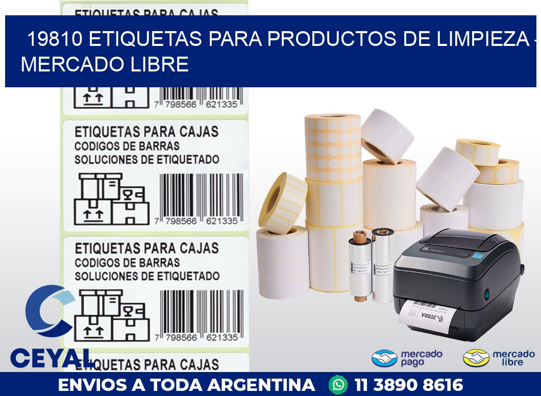 19810 ETIQUETAS PARA PRODUCTOS DE LIMPIEZA – MERCADO LIBRE