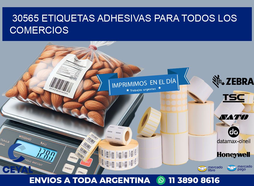 30565 ETIQUETAS ADHESIVAS PARA TODOS LOS COMERCIOS