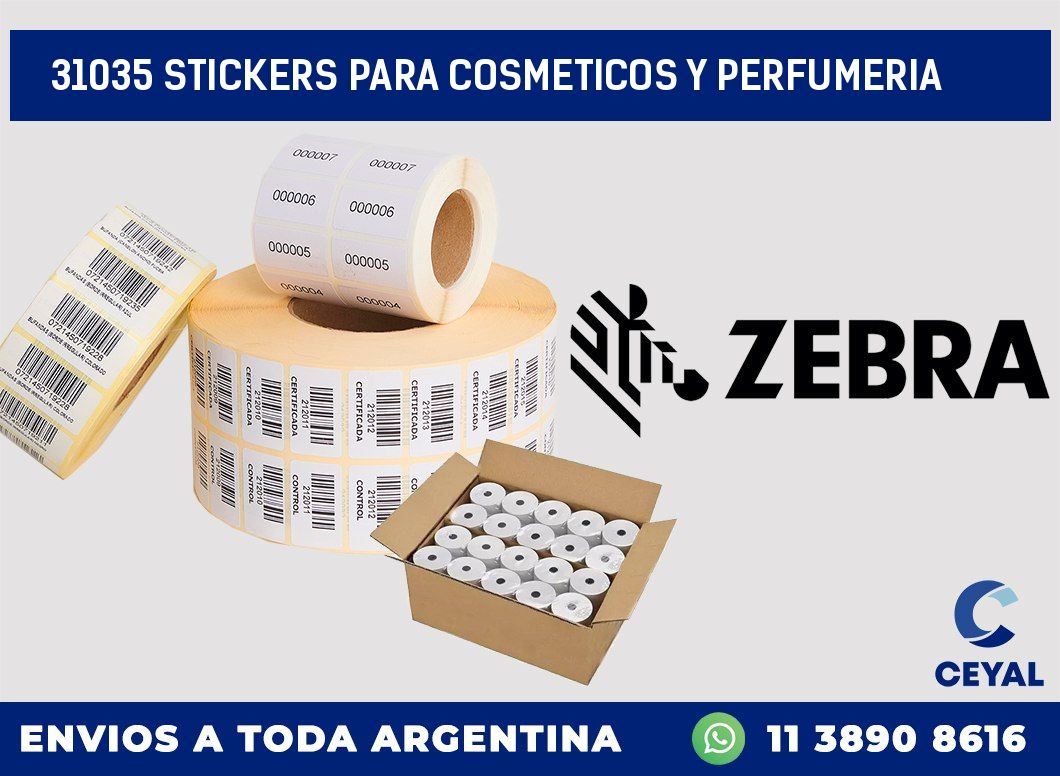 31035 STICKERS PARA COSMETICOS Y PERFUMERIA