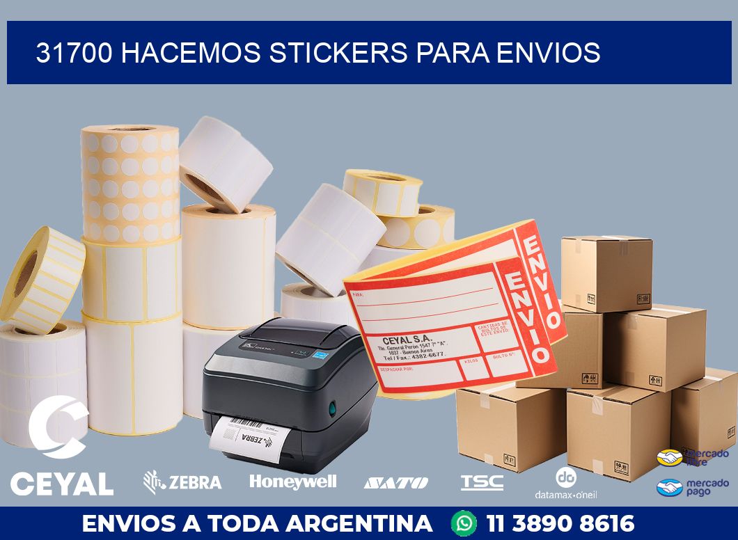 31700 HACEMOS STICKERS PARA ENVIOS