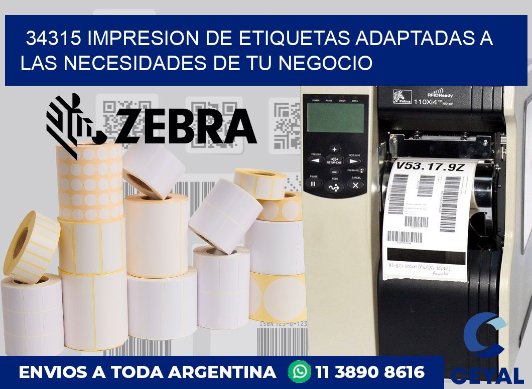 34315 IMPRESION DE ETIQUETAS ADAPTADAS A LAS NECESIDADES DE TU NEGOCIO
