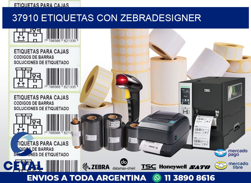 37910 ETIQUETAS CON ZEBRADESIGNER