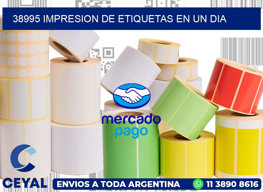 38995 IMPRESION DE ETIQUETAS EN UN DIA