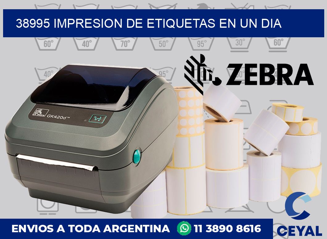 38995 IMPRESION DE ETIQUETAS EN UN DIA