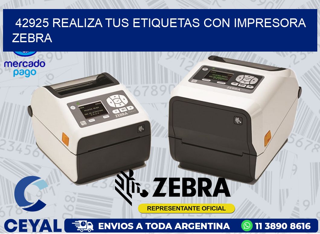 42925 REALIZA TUS ETIQUETAS CON IMPRESORA ZEBRA