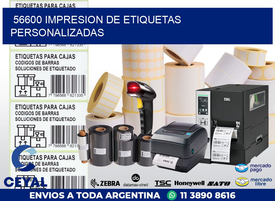 56600 IMPRESION DE ETIQUETAS PERSONALIZADAS