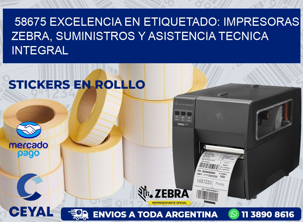 58675 EXCELENCIA EN ETIQUETADO: IMPRESORAS ZEBRA, SUMINISTROS Y ASISTENCIA TECNICA INTEGRAL