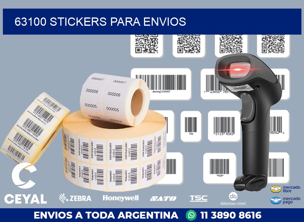 63100 STICKERS PARA ENVIOS