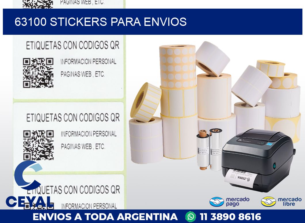63100 STICKERS PARA ENVIOS