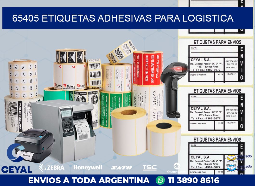 65405 ETIQUETAS ADHESIVAS PARA LOGISTICA