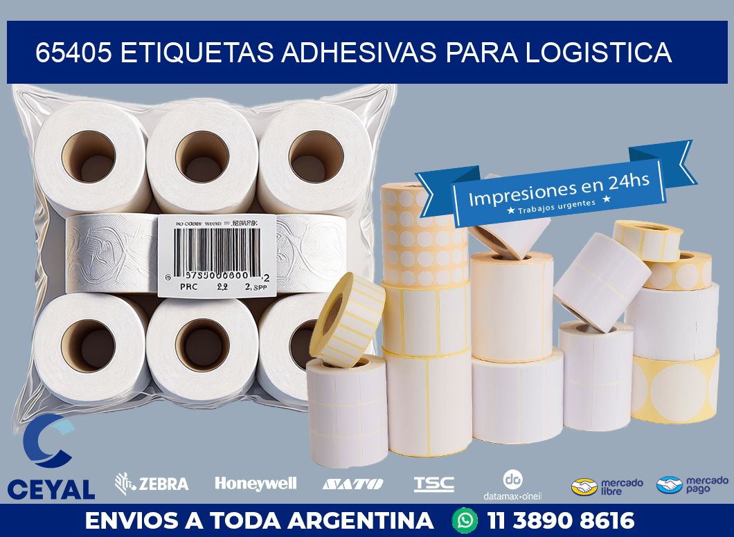 65405 ETIQUETAS ADHESIVAS PARA LOGISTICA