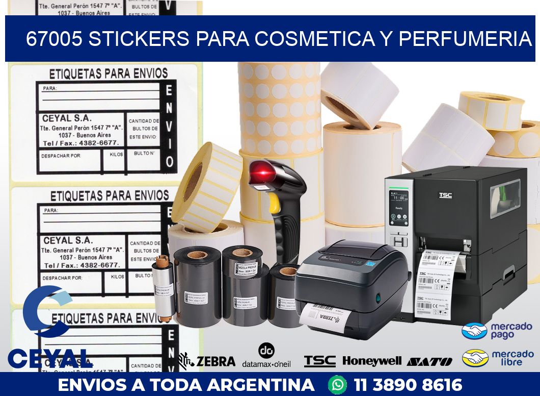 67005 STICKERS PARA COSMETICA Y PERFUMERIA