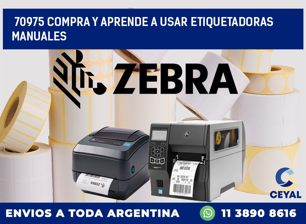 70975 COMPRA Y APRENDE A USAR ETIQUETADORAS MANUALES