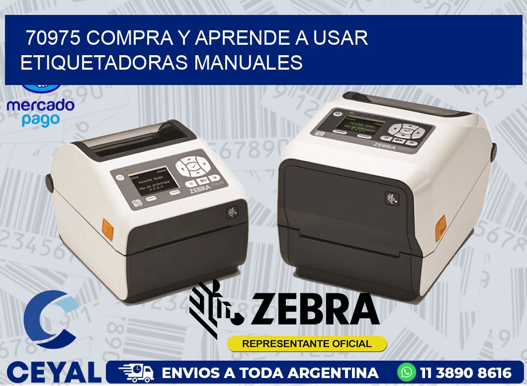 70975 COMPRA Y APRENDE A USAR ETIQUETADORAS MANUALES