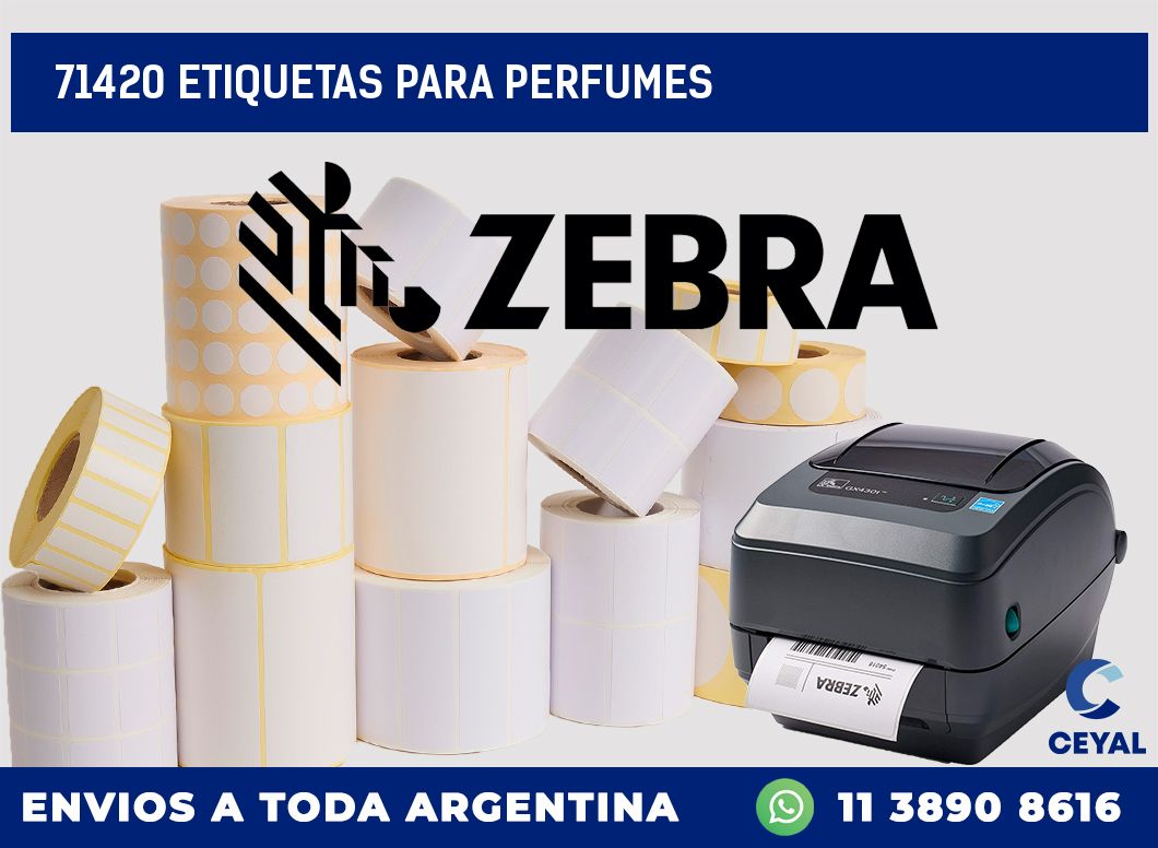 71420 ETIQUETAS PARA PERFUMES