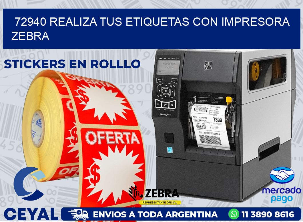 72940 REALIZA TUS ETIQUETAS CON IMPRESORA ZEBRA