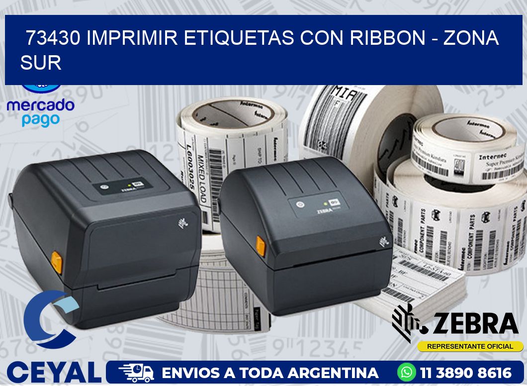73430 IMPRIMIR ETIQUETAS CON RIBBON - ZONA SUR